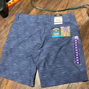 Men’s  Callaway. Golf shorts size 36 blue color performance golf shorts